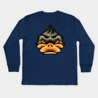 Angry duck Kids Long Sleeve T-Shirt